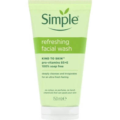 SIMPLE Refreshing Facial Wash 150ml - 5011451103863